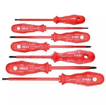 Набор диэлектрических отверток Felo SL/PH/PZ 7 шт