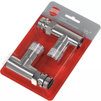 Набор дизайн-вентилей ручной регулировки Royal Thermo Piano прямой 1/2"