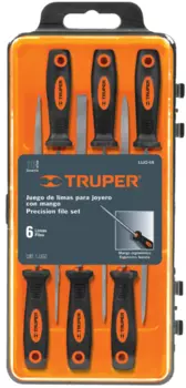 Набор напильников прецизионных Truper LIJO-6X с ручкой 152 мм 6 шт