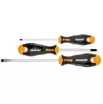 Набор отверток Felo Ergonic SL/PH 3 шт