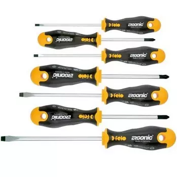Набор отверток Felo Ergonic SL/PH/PZ 7 шт