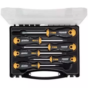 Набор отверток Felo Ergonic SL/PZ/PH 6 шт в кейсе