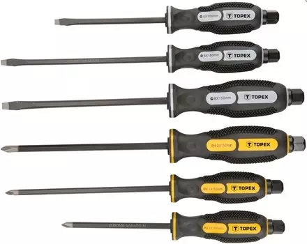 Набор ударных отверток Topex 6 шт