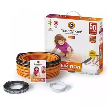 Нагревательный кабель для теплого пола Теплолюкс Tropix ТЛБЭ 100 Вт 5 м