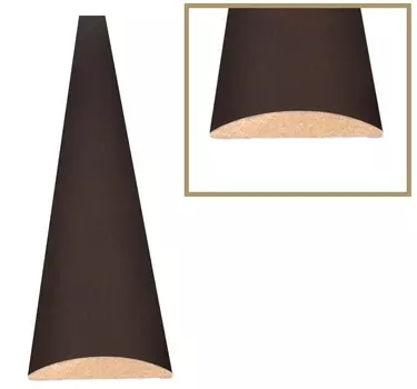 Наличник дверной полукруглый Эллада венге 2140х70х10 мм