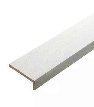 Наличник Г-образный TECHNO телескопический экошпон дуб белый 70х25х2200 мм 1 шт