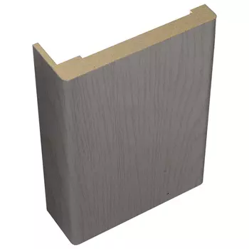 Наличник прямой VellDoris PREMIER телескопический SoftTouch ясень грэй структурный 70х25х2200 мм 1 шт