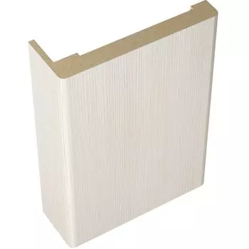 Наличник Velldoris экошпон телескопический L дуб белый 2200х70х25 мм