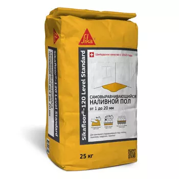 Наливной пол самовыравнивающийся Sika Sikafloor-120 Level Standard 25 кг