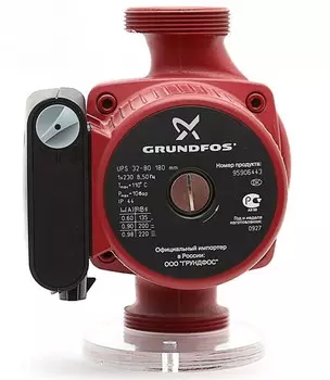 Насос циркуляционный для систем отопления Grundfos UPS 32-80 8 м 11 м3/ч