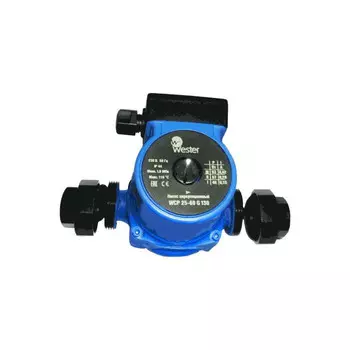 Насос циркуляционный с мокрым ротором WCP 32-40G PN10 230B/50Гц с гайкой Wester WCP32-40G