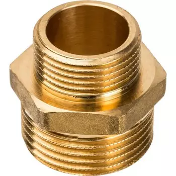 Ниппель переходной Stout SFT-0003-000134 1х3/4 дюйма с наружной резьбой