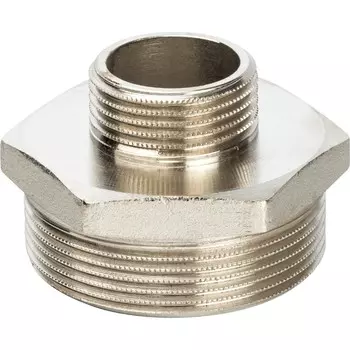 Ниппель переходной Stout SFT-0004-000021 2х1 дюйм никелированный с наружной резьбой