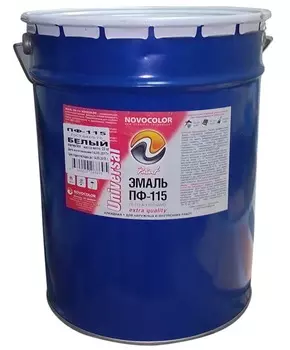 Novocolor Universal ПФ-115 25 кг, Эмаль алкидная универсальная (желтая)
