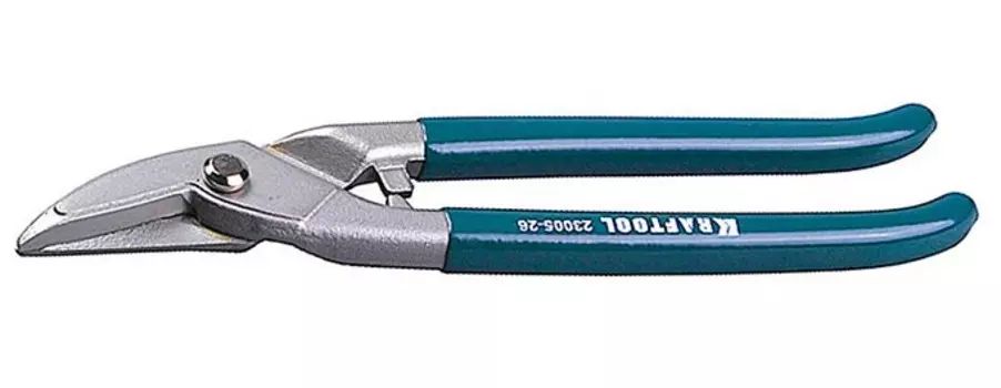 Ножницы по металлу цельнометаллические Kraftool 23005-26_z01 с обливной рукояткой 260 мм
