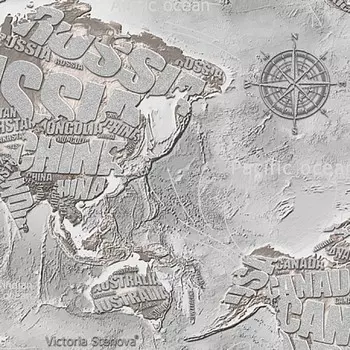 Обои виниловые на флизелиновой основе Victoria Stenova Глобал мотив 998667