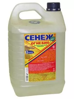 Огнебиозащитная пропитка для древесины Сенеж ОгнеБио 25 кг