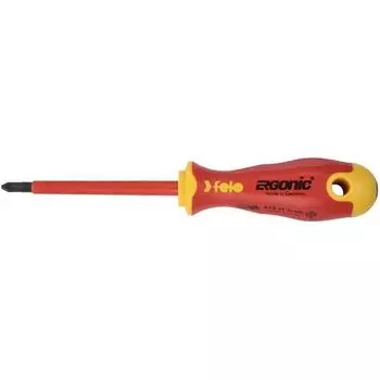 Отвертка диэлектрическая крестовая Felo Ergonic PZ 2X100 мм