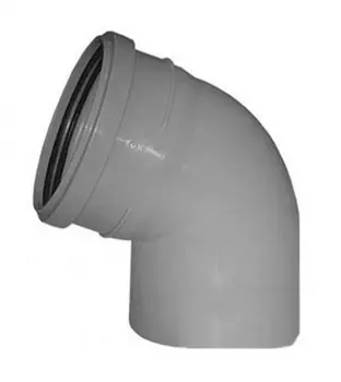 Отвод 50 мм 30, канализационный