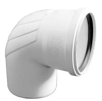 Отвод канализационный Rehau Raupiano Plus D40 мм угол 87 градусов