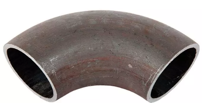 Отвод крутоизогнутый стальной шовный под сварку ДУ15 90 градусов черный