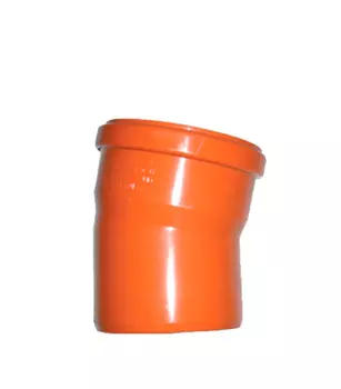 Отвод наружный Ostendorf 160 мм 15 градусов однораструбный