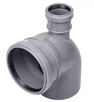 Отвод Политэк, d 110 мм L 185 мм 90, канализационный внутренний