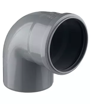 Отвод РосТурПласт, 110 мм 87, канализационный внутренний