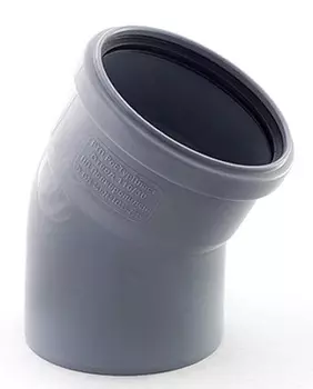 Отвод РосТурПласт, 50 мм 30, канализационный внутренний
