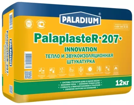 Paladium PalaplasteR-207, 12 кг, Штукатурка цементная