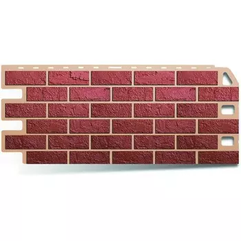 Панель фасадная Альта Профиль Кирпич Красный 1140х480 мм