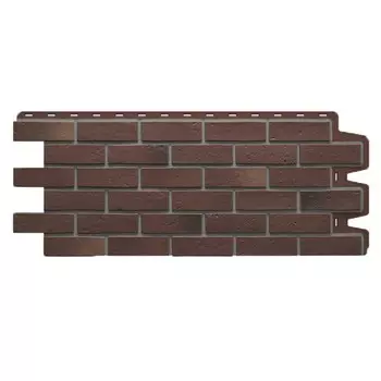 Панель фасадная Docke Berg коричневая, 1015х434 мм