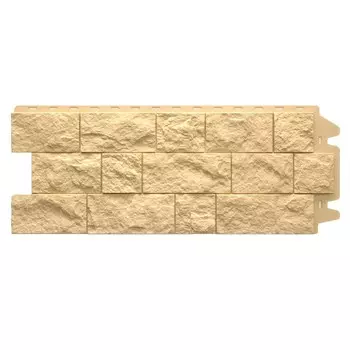 Панель фасадная Docke Fels слоновая кость 1052х425 мм