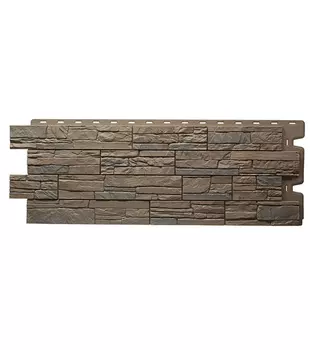 Панель фасадная Docke Stein 1196х426 мм темный орех