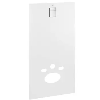 Панель с клавишей смыва Grohe Skate Cosmopolitan 39374LS0 стеклянная белая