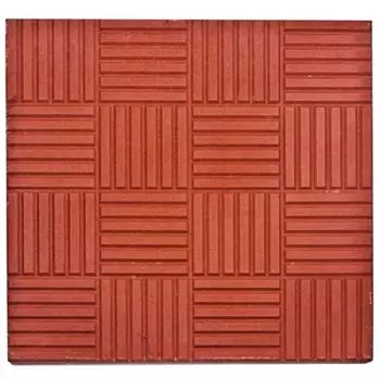 Паркет 300х300х30 мм, Плитка тротуарная оранжевая