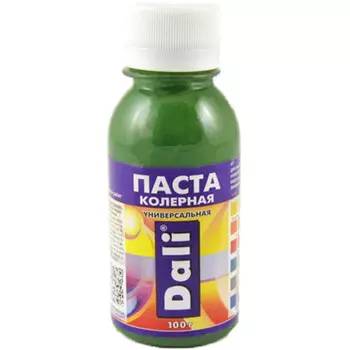 Паста колерная универсальная. "DALI" лайм 0,1 кг (8/48) Рогнеда