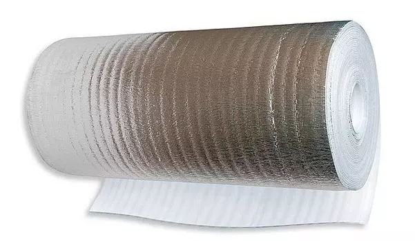 Пенофол А-05 5 мм, 30х1.2 м (36 м2), Утеплитель односторонний фольгированный