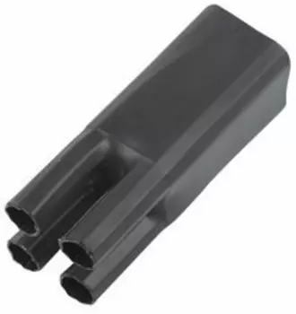 Перчатка Rexant термоусаживаемая на 4 жилы черная 90/45 мм