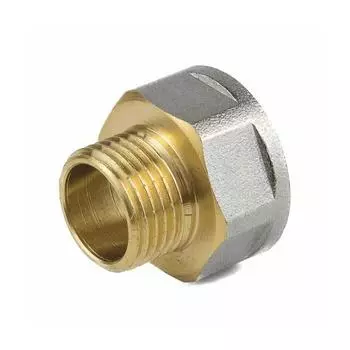 Переход латунь никель реборда Ду 40х25 (1 1/2"х1") ВР/НР 9021 ГОСТ 32585-2013 Aquasfera 9021-08