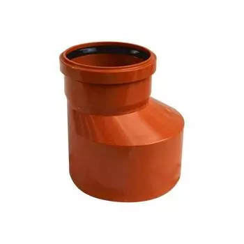 Переход НПВХ коричневый Дн 160х110 б/нап в/к KGR Ostendorf 222700