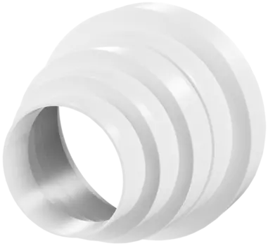 Переход универсальный для вентиляционных труб пластиковый Вентс 310, диаметр 80/100/120/125/150 мм