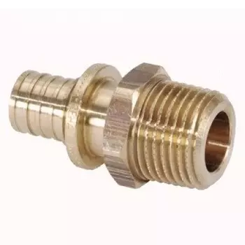 Переходник латунный Rehau MX 25-R 1 дюйм с наружной резьбой