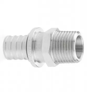 Переходник латунный Rehau Rautherm S 14-R 1/2 дюйма с наружной резьбой