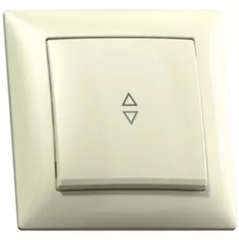 Переключатель накладной Кунцево-Электро Селена С610-396 одноклавишный слоновая кость