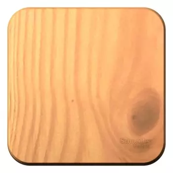 Переключатель накладной Schneider Electric Blanca BLNVA106015 одноклавишный с изолирующей пластиной ясень