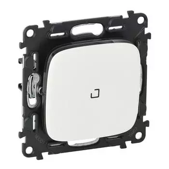 Переключатель одноклавишный Legrand Valena Allure 752426 с подсветкой белый