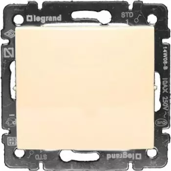 Переключатель промежуточный одноклавишный LeGrand Valena 774307 слоновая кость