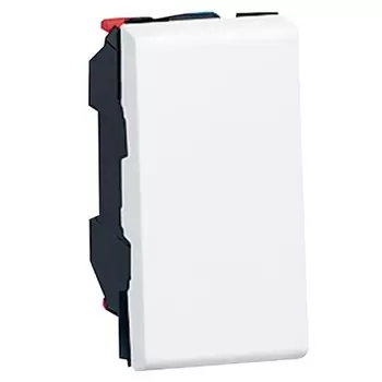 Переключатель встраиваемый LeGrand Mosaic 077001 одноклавишный белый