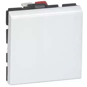 Переключатель встраиваемый LeGrand Mosaic 077011 одноклавишный белый